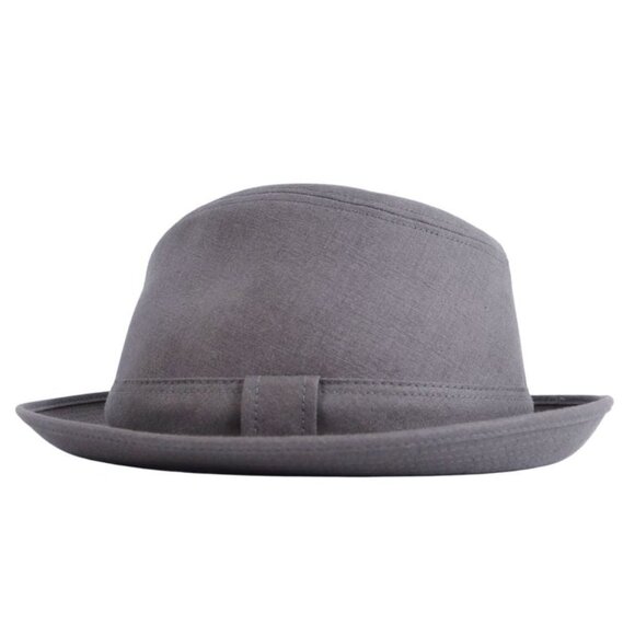 Hermes Hat Linen French 57 Gray